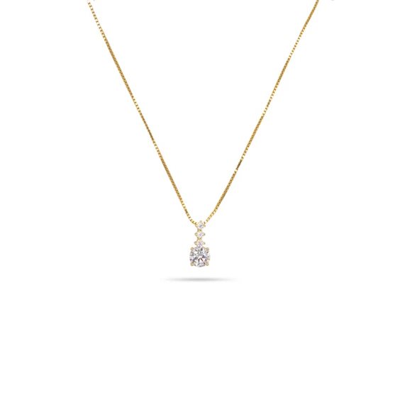 Collana Dilvdò Donna in Argento Zircone CLPLOB - CLPLOB